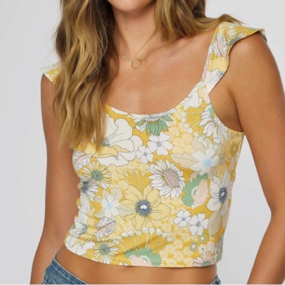 O’Neill Andy Floral Crop Top - Picture 2 of 13